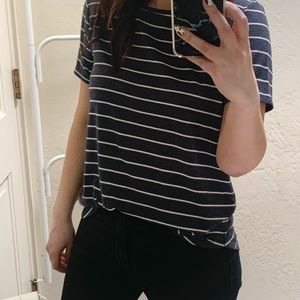 Pink Clover striped tee